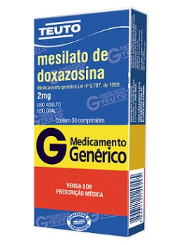 DOXAZOSINA 2MG CX 30 COMP TEUTO