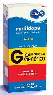 METILDOPA 500MG CX 30 COMP EMS