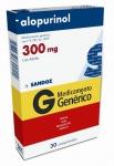 ALOPURINOL 300MG CX 30 COMP SANDOZ