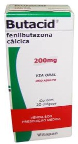 BUTACID 200MG CX 20 COMP VITAMEDIC