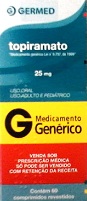 TOPIRAMATO 25MG CX 60 COMP GERMED