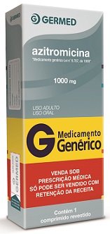 AZITROMICINA 1G CX 1 COMP GERMED