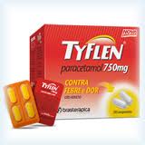 PARACETAMOL 750MG CX 20 COMP X 20 ENV  - TYFLEN -  BRASTERAPICA