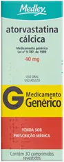 ATORVASTATINA 40MG CX 30 COMP MEDLEY