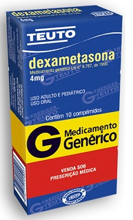 DEXAMETASONA 4MG CX 10 COMP TEUTO
