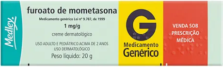 MOMETASONA 1MG CR 20G MEDLEY