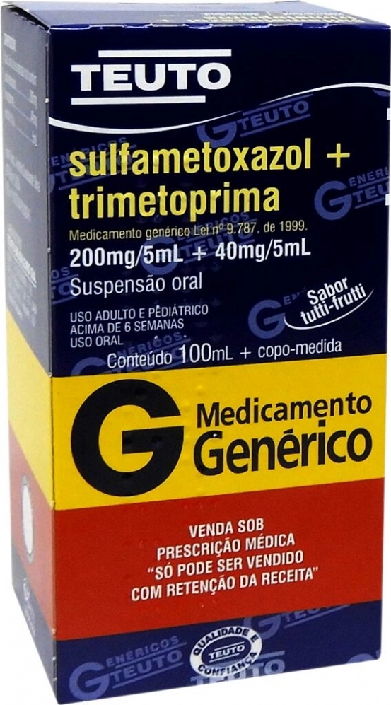 SULFAMETOXAZOL+TRIMETOPRIMA 40+8MG OR100ML+CM TEUTO