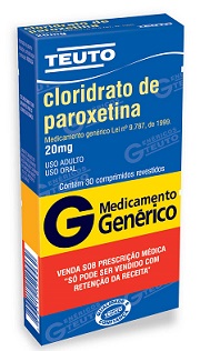 PAROXETINA 20MG CX 30 COMP TEUTO