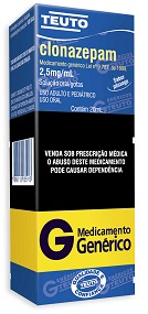 CLONAZEPAM 2,5MG SOL  20ML TEUTO
