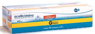 ACETILCISTEINA 200MG CX 16 ENV 5G EMS