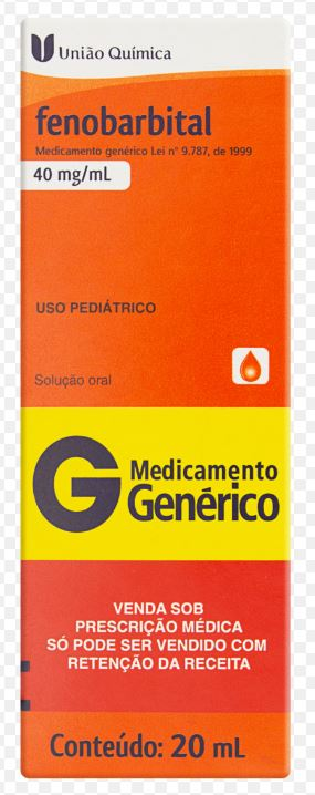 FENOBARBITAL 40MG SOL  20ML UNIAO QUIMICA