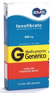 FENOFIBRATO 200MG CX 30 CAPS EMS