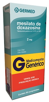 DOXAZOSINA 2MG CX 30 COMP GERMED