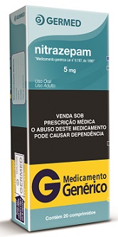 NITRAZEPAM 5MG CX 20 COMP GERMED