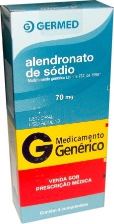 ALENDRONATO SODIO 70MG CX 04 COMP GERMED