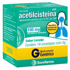 ACETILCISTEINA 100MG CX 16 SACHES X 5G EUROFARMA