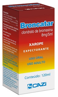 BROMEXINA 8MG XPE 120ML  - BRONCATAR  -  CAZI