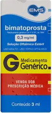 BIMATOPROSTA 0,3MG 3ML EMS