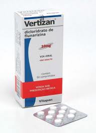 FLUNARIZINA 10MG  - VERTIZAN -  CX 50 COMP VITAMEDIC