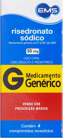RISEDRONATO SODICO 35MG CX 04 COMP EMS