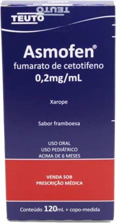 CETOTIFENO 0,2MG 120ML  - ASMOFEN -  TEUTO