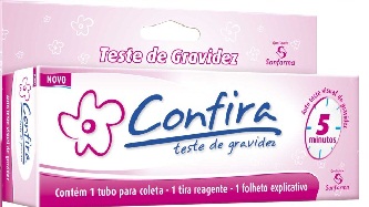 TESTE DE GRAVIDEZ CONFIRA SANFARMA