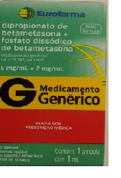 BETAMETASONA INJETAVEL 1 AMP 1ML EUROFARM