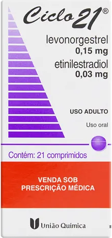 CICLO 21 0,15+0,03MG CX 21 COMP UNIAO QUIMICA