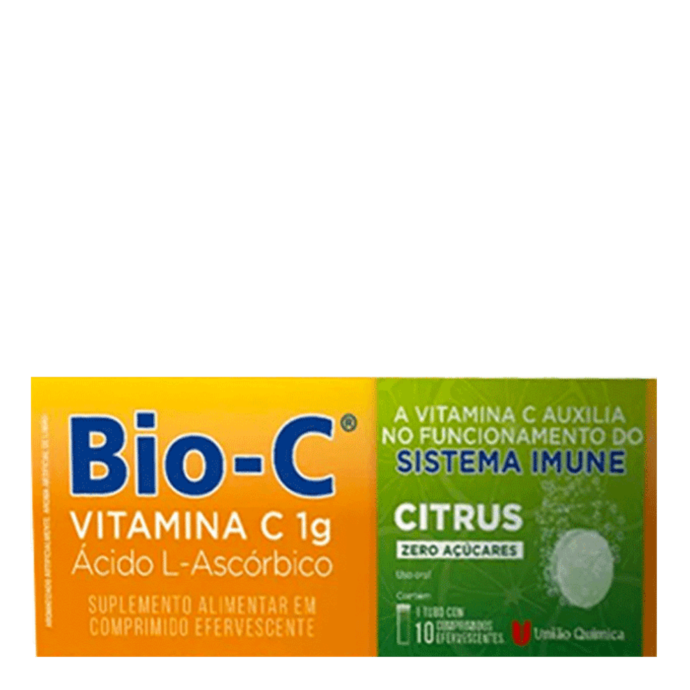 VITAMINA C EFEV 1G CX 10 COMP  - BIOC -  UNIAO QUIMICA