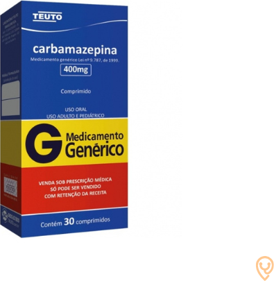CARBAMAZEPINA 400MG CX 30 COMP TEUTO