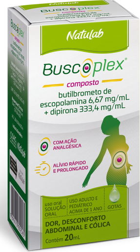 ESCOPOLAMINA COMPOSTA 20ML  - BUSCOPLEX -  NATULAB
