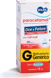 PARACETAMOL 200MG 15ML EMS