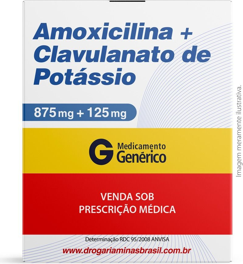 AMOXICILINA+CLAV 875MG CX 14 COMP TEUTO