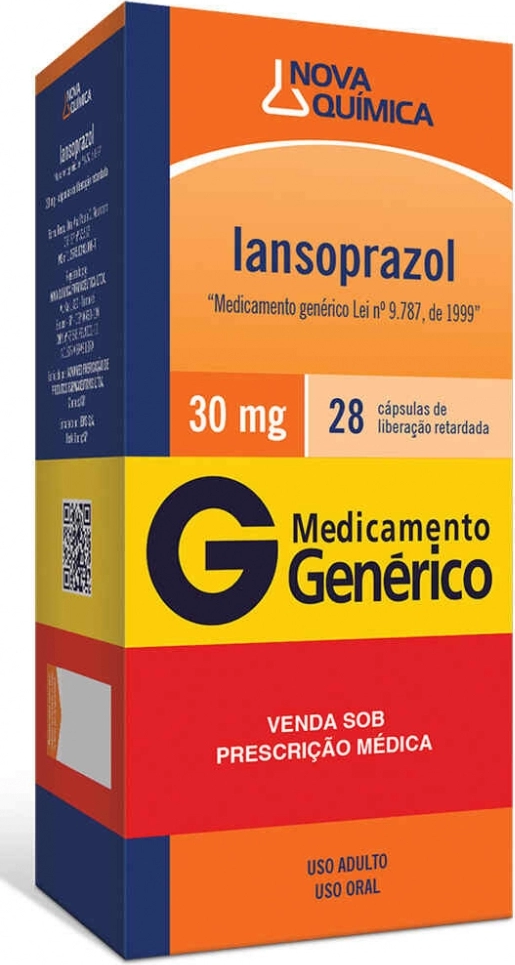 LANSOPRAZOL 30MG CX 28 CAPS NOVA QUIMICA