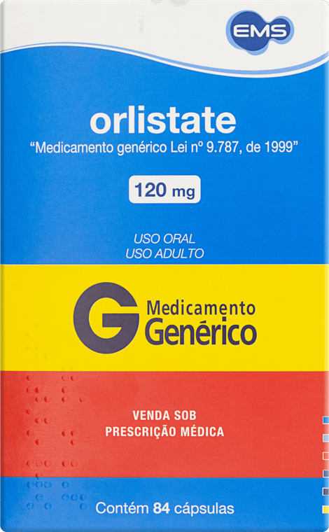 ORLISTATE 120MG CX 42 CAPS EMS