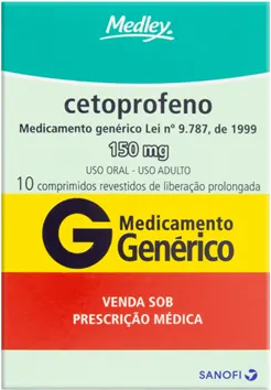 CETOPROFENO 150MG CX 10 COMP MEDLEY