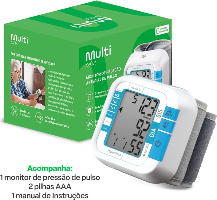 AP PRESSAO MULTILASER PULSO DIGITAL