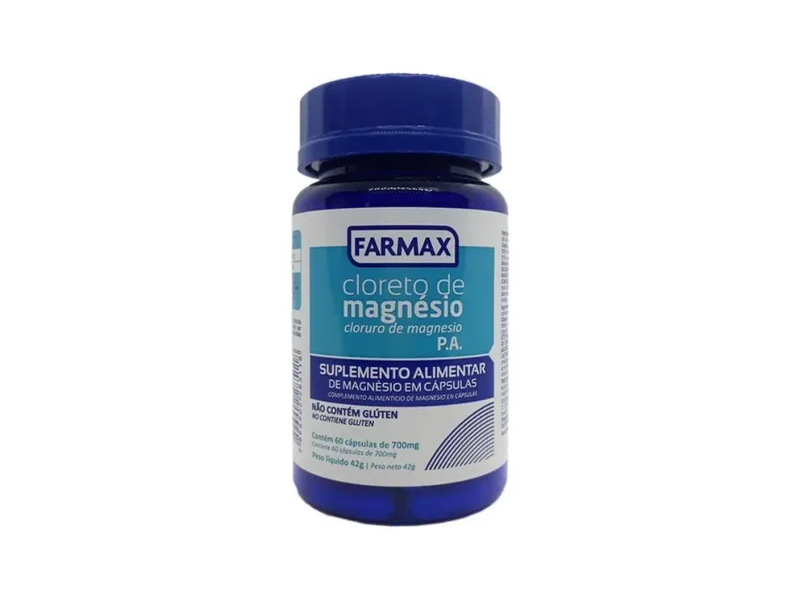 CLORETO DE MAGNESIO P.A 60 CAPS FARMAX