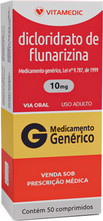 FLUNARIZINA 10MG CX 50 COMP VITAMEDIC