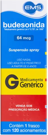BUDESONIDA 64MCG SPRAY NASAL 120DOSES EMS