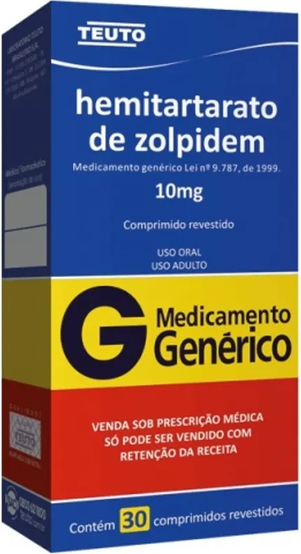 ZOLPIDEM 10MG CX 30 COMP TEUTO