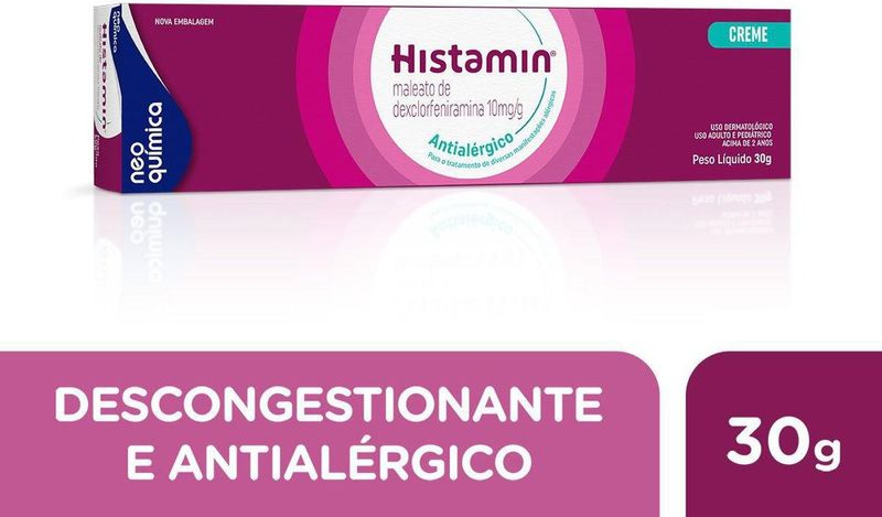 DEXCLOR 10MG CR 30GR - HISTAMIN - NEO QUIMICA