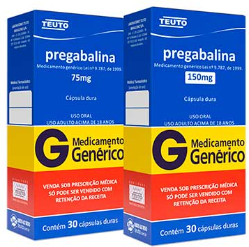 PREGABALINA 150MG CX 30 CAPS TEUTO