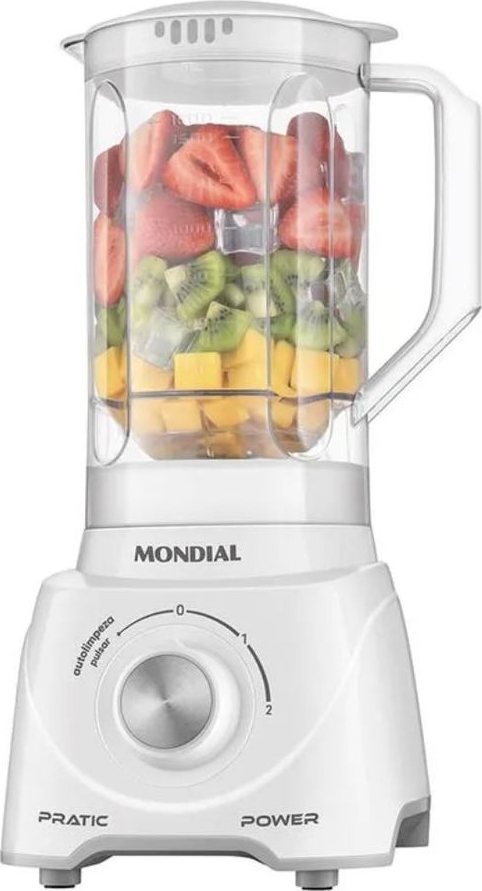 LIQUIDIFICADOR MONDIAL BRANCO 220V