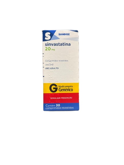 SINVASTATINA 20MG CX 20 30 COMP NOVARTIS