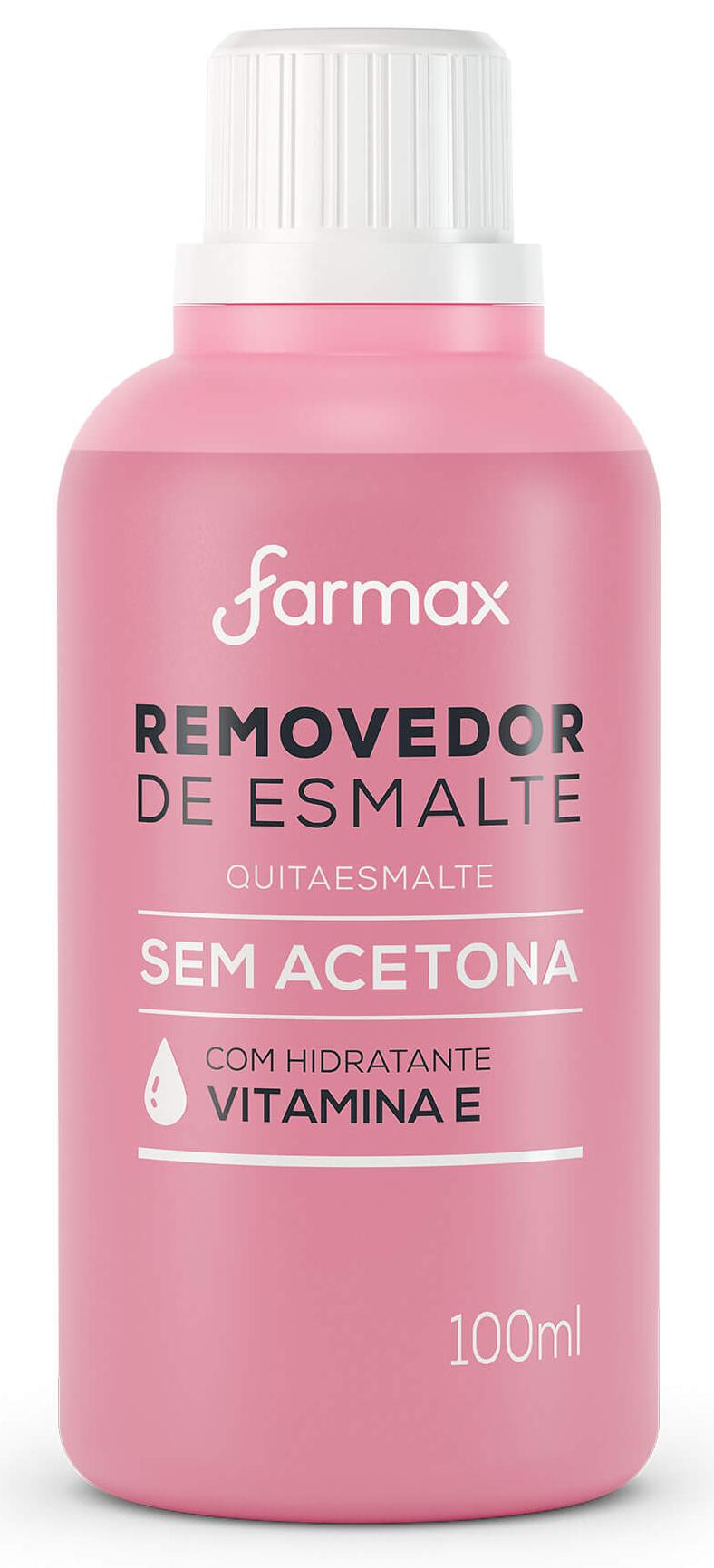 REMOV DE ESMALTE FARMA100ML S/ACETONA VIT E