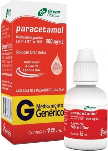 PARACETAMOL 200MG 15ML GREENPHARMA