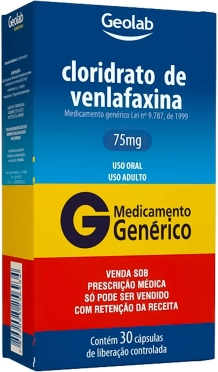 VENLAFAXINA 50MG CX 30 CAPS l GEOLAB