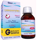 CARBOCISTEINA 20MG XPE 100ML INF GEOLAB