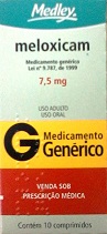 MELOXICAM 7,5MG CX 10 COMP MEDLEY